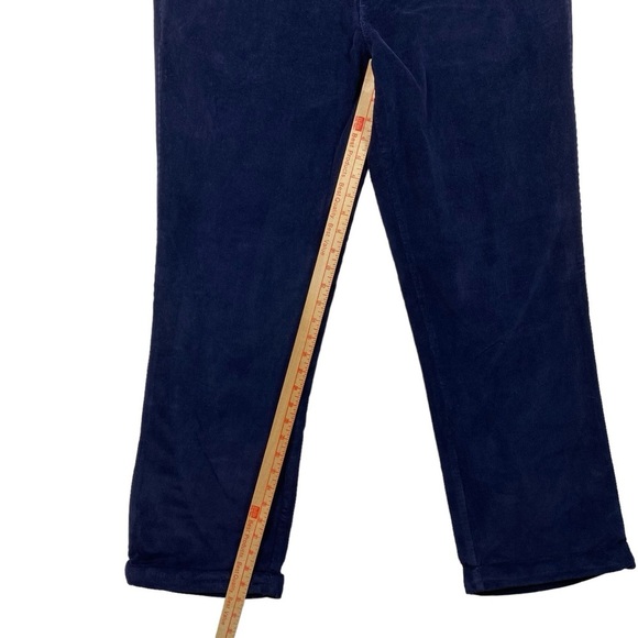 Bonobos Mens 34x31 Corduroy Pants Cuffed Navy Blue Cotton Lycra Thin Wale - Picture 11 of 13